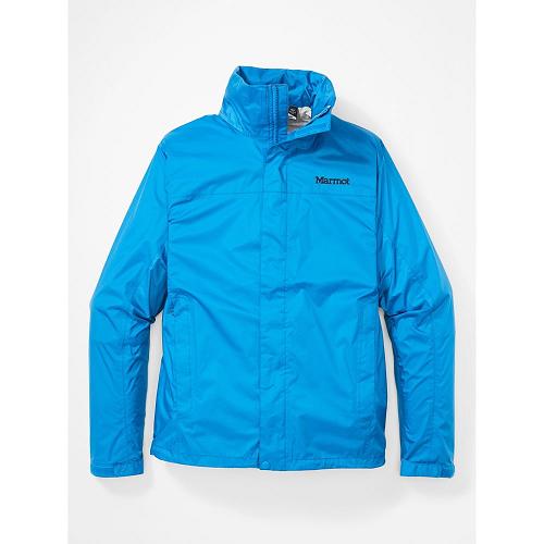 Marmot PreCip Eco Jackets - Mens Rain Jacket Light Blue CA6231987 Canada